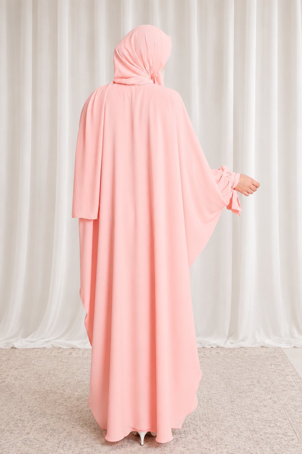 Kaftan Abaya - Peach