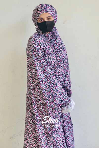 Premium Namaz Chadar with Lace Sleeves