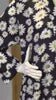 Noor-e-Gul Black Abaya | Printed Front-Open