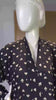 White Qalb Black Abaya | Printed Front-Open