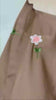 Rosy Night Brown Abaya | Embroidery Front-Open