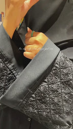 Zahra - Black Embroidery