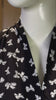 Midnight Bows Black Abaya | Printed Front-Open