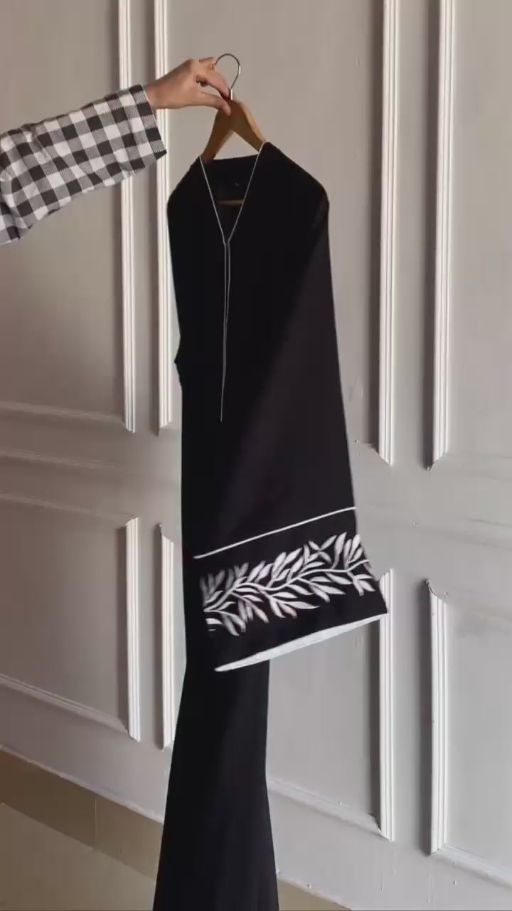 Aura abaya | Embroidery Abaya