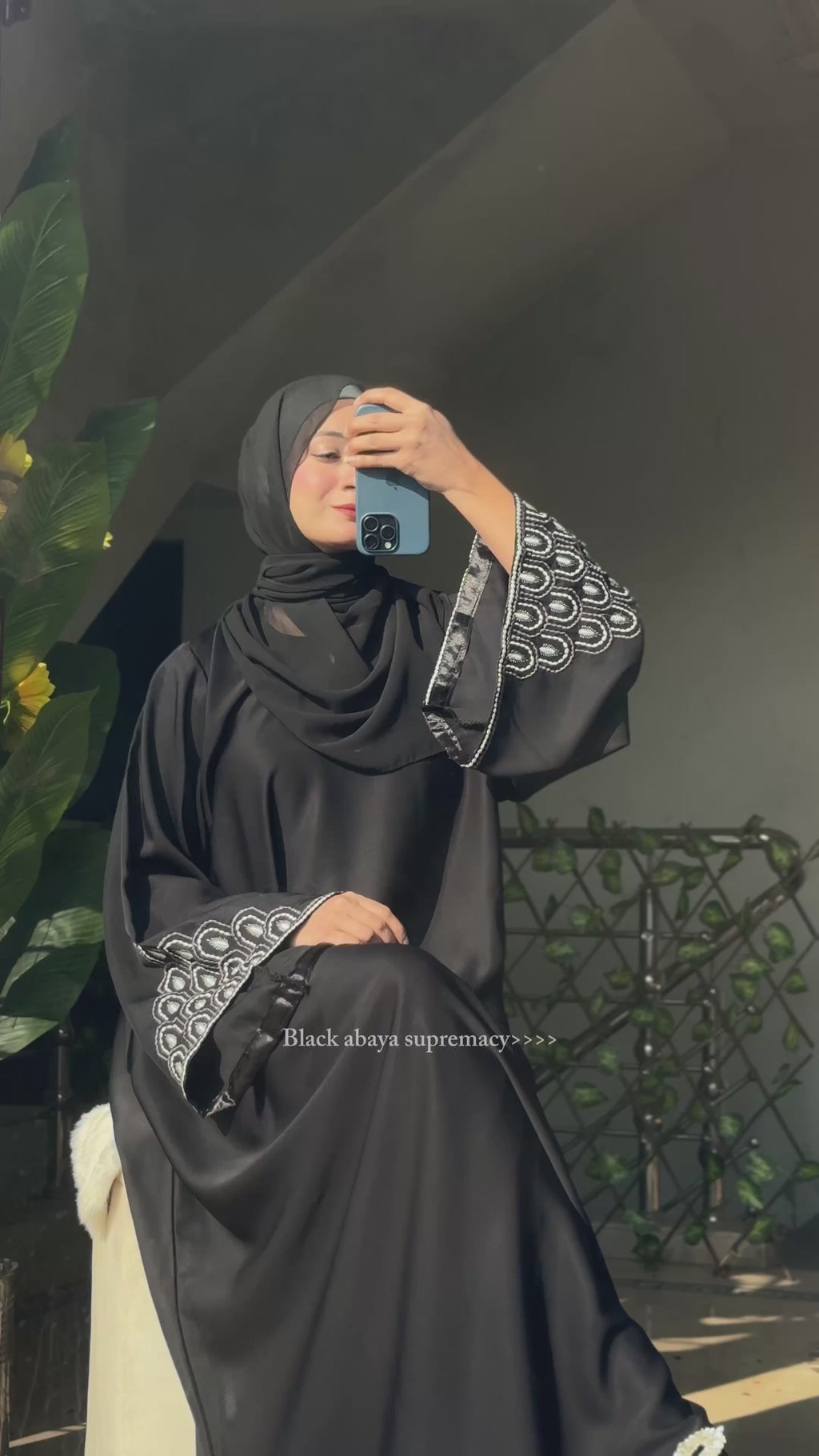 Nayab Embroidery Abaya