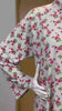 Sada Bahar Creamy Abaya | Printed Front-Open