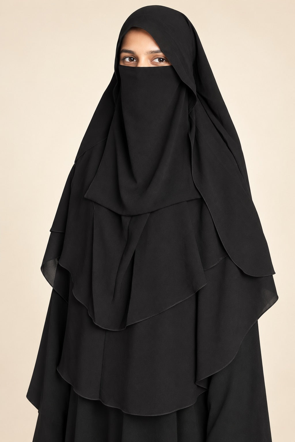 Royal Khimar Double Layer Hijab