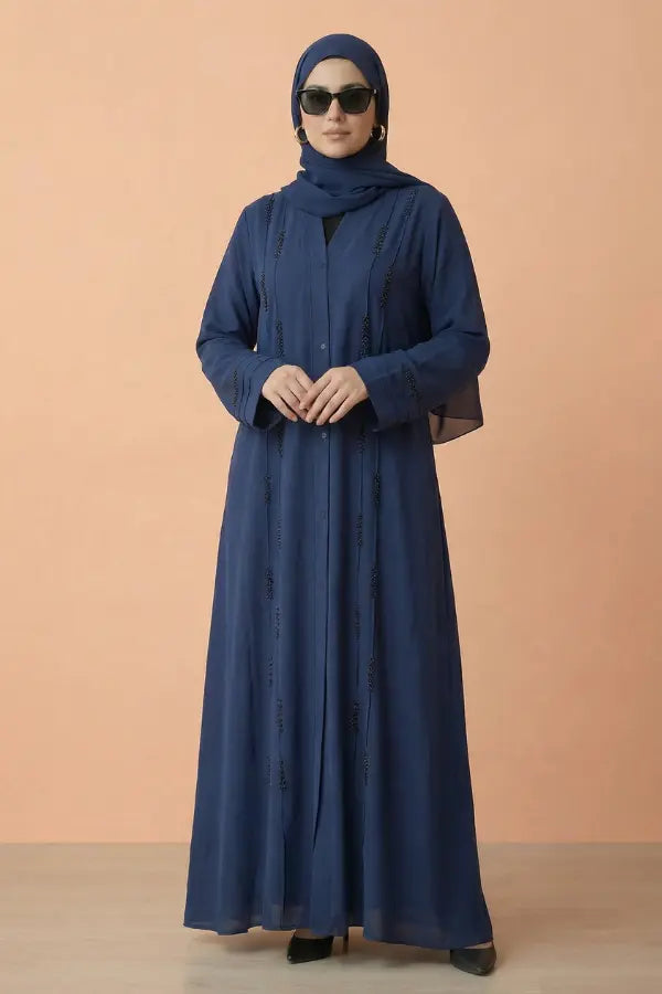 Sakoon Abaya | Stone Front Open Abaya