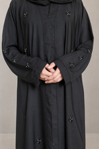 Stone Flower | Front-Open Stone Abaya