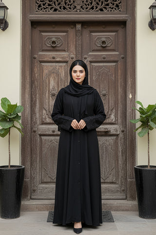 Zahra - Black Embroidery