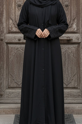 Zahra - Black Embroidery
